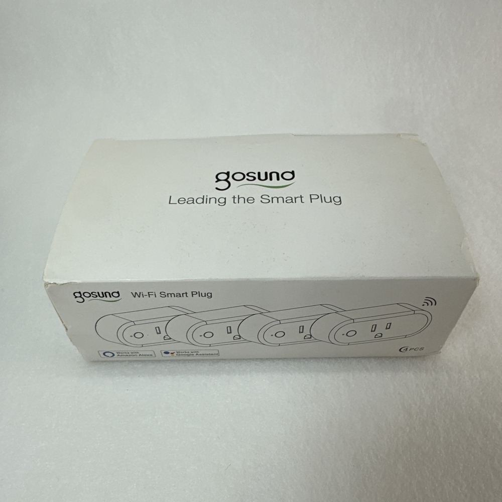 Gosund Wi-Fi Smart Plug 3-Pack Open Box Alexa Google Assistant WP3